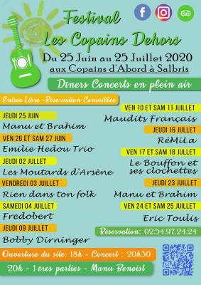 Concerts en plein air aux Copains d'Abord