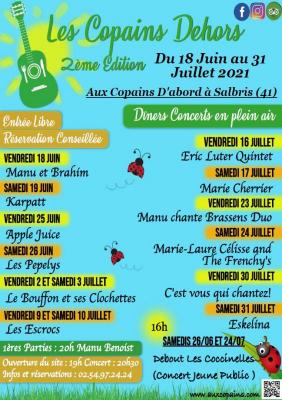 Concerts en plein air aux Copains d'Abord