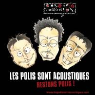 Concert chanson française 41 : Les Polis sont Acoustiques à Salbris en Sologne au restaurant Les Copains d'Abord